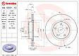 1988 Toyota Supra - Front, Driver or Passenger Side Brake Disc, UV Coated, Plain Surface, Vented, 5 Lugs, 302 mm, 3.0L 6Cyl, PRIME Series