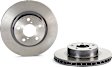 09.5673.11 Front, Driver or Passenger Side Brake Disc, Coated, Plain Surface, Vented, 5 Lugs, 260 mm, PRIME Series