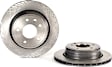 09.7217.21 Rear, Driver or Passenger Side Brake Disc, Coated, Plain Surface, Vented, 5 Lugs, 305 mm, PRIME Series