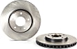 09.7731.11 Front, Driver or Passenger Side Brake Disc, Coated, Plain Surface, Vented, 5 Lugs, 305 mm, 4.0L, 8Cyl, PRIME Series