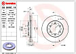 1999 Nissan Frontier - Front, Driver or Passenger Side Brake Disc, UV Coated, Plain Surface, Vented, 6 Lugs, 260 mm, RWD, PRIME Series
