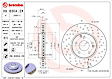 09.8304.2X Front Brake Disc, Cross-Drilled, 5 Lugs, 300 mm,, Xtra Series