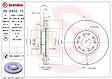 2003 Lexus GS430 - Front, Driver or Passenger Side Brake Disc, Coated, Plain Surface, Vented, 5 Lugs, 296 mm, 4.3L 8Cyl, PRIME Series