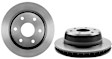 09.8608.81 Rear, Driver or Passenger Side Brake Disc, Coated, Plain Surface, Vented, 6 Lugs, 330 mm, PRIME Series