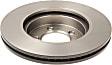 09.8972.11 Front, Driver or Passenger Side Brake Disc, Coated, Plain Surface, Vented, 5 Lugs, 306 mm, PRIME Series
