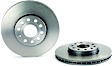 2008 Volkswagen Rabbit - Front, Driver or Passenger Side Brake Disc, Coated, Plain Surface, Vented, 5 Lugs, 288 mm, 288mm Diameter, PRIME Series