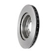 09.9167.11 Front, Driver or Passenger Side Brake Disc, Plain Surface, Vented, 5 Lugs, 280 mm, Premium UV Coated Series