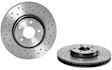 2006 Volvo S40 - Front, Driver or Passenger Side Brake Disc, Coated, Cross-Drilled, Vented, 5 Lugs, 300 mm, With 16 (in) Wheels, 2.4L 5Cyl, Xtra Series