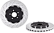 09.9477.23 Front Brake Disc, Cross-Drilled, Vented, 5 Lugs, 365 mm, 4.2L, 8Cyl, Premium UV Coated Series