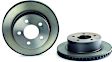 09.9905.11 Front, Driver or Passenger Side Brake Disc, Coated, Plain Surface, Vented, 5 Lugs, 280 mm, PRIME Series