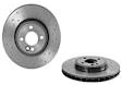 09.A047.3X Front, Driver or Passenger Side Brake Disc, Coated, Cross-Drilled, Vented, 4 Lugs, 294 mm, 1.6L, 4Cyl, Xtra Series