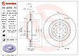 09.A200.11 Rear, Driver or Passenger Side Brake Disc, Plain Surface, Vented, 5 Lugs, 310 mm, Premium UV Coated Series