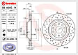09.A200.1X Rear, Driver or Passenger Side Brake Disc, Coated, Cross-Drilled, Vented, 5 Lugs, 310 mm, Xtra Series