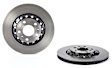 09.A269.11 Rear, Driver or Passenger Side Brake Disc, Coated, Plain Surface, Vented, 5 Lugs, 310 mm, PRIME Series