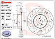 2008 Lexus IS F - Front, Driver or Passenger Side Brake Disc, Coated, Cross-Drilled, Vented, 5 Lugs, 360 mm, 5.0L 8Cyl, PRIME Series