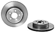 2007 Dodge Charger - Rear, Driver or Passenger Side Brake Disc, Coated, Plain Surface, Vented, 5 Lugs, 320 mm, with Performance Package, PRIME Series