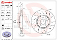 09.A426.1X Front, Driver or Passenger Side Brake Disc, UV Coated, Cross-Drilled, Vented, 5 Lugs, 316 mm, Xtra Series