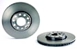 09.A428.11 Front, Driver or Passenger Side Brake Disc, Coated, Plain Surface, Vented, 5 Lugs, 288 mm, PRIME Series