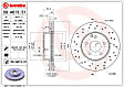 2011 Mercedes Benz C250 - Front, Driver or Passenger Side Brake Disc, Coated, Cross-Drilled, Vented, 5 Lugs, 295 mm, With 26 (mm) Minimum Thickness; With Sport Package; With 295 (mm) Diameter x 28 (mm) Rotor Thickness, 2.5L 6Cyl, PRIME Series