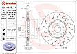 09.A828.11 Front Brake Disc, Cross-Drilled, Vented, 5 Lugs, 330 mm,, Premium UV Coated Series