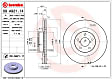 2014 Subaru Forester - Front, Driver or Passenger Side Brake Disc, Coated, Plain Surface, Vented, 5 Lugs, 293 mm, With 16in Rotors, PRIME Series