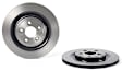 09.B312.11 Rear Brake Disc, Coated, Plain Surface, Vented, 5 Lugs, 326 mm, PRIME Series