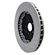 2019 Nissan GT-R - Front, Driver or Passenger Side Brake Disc, Coated, Cross-Drilled, Vented, 5 Lugs, 390 mm, PRIME UV Coated Series