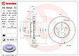 09.B494.11 Front Brake Disc, Plain Surface, Vented, 5 Lugs, 255 mm, 1.8L, 4Cyl, Premium UV Coated Series