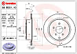 09.B531.11 Rear Brake Disc, Plain Surface, Vented, 5 Lugs, 307 mm, Premium UV Coated Series