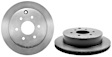 09.B553.11 Rear, Driver or Passenger Side Brake Disc, Plain Surface, Vented, 6 Lugs, 286 mm, Premium UV Coated Series