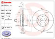 09.B554.11 Front Brake Disc, Plain Surface, Vented, 5 Lugs, 290 mm, 3.5L, 6Cyl, Premium UV Coated Series