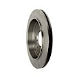 09.B619.10 Rear, Driver or Passenger Side Brake Disc, UV Coated, Plain Surface, Vented, 6 Lugs, 342 mm, PRIME Series