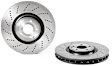 2018 Mercedes Benz CLS550 - Front, Driver or Passenger Side Brake Disc, Coated, Cross-Drilled, Vented, 5 Lugs, 360 mm, 4.7L 8Cyl, PRIME Series