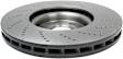 2018 Mercedes Benz CLS550 - Front, Driver or Passenger Side Brake Disc, Coated, Cross-Drilled, Vented, 5 Lugs, 360 mm, 4.7L 8Cyl, PRIME Series