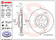 2015 Audi A4 - Front, Driver or Passenger Side Brake Disc, Coated, Plain Surface, Vented, 5 Lugs, 320 mm, With 320 (mm) x 30 (mm) Brakes, 2.0L 4Cyl, PRIME Series