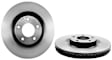 09.C185.11 Front, Driver or Passenger Side Brake Disc, Coated, Plain Surface, Vented, 5 Lugs, 320 mm, PRIME Series