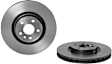 2018 Land Rover Range Rover Evoque - Front, Driver or Passenger Side Brake Disc, Coated, Plain Surface, Vented, 5 Lugs, 325 mm, High Carbon; UV Coating For High Resistance To CorrosionWith 325 (mm) Diameter Rotor, 2.0L 4Cyl, PRIME Series
