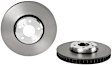 09.C405.13 Front, Driver Side Brake Disc, Coated, Plain Surface, Vented, 5 Lugs, 348 mm, PRIME Composite Series