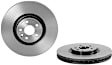 2022 Land Rover Discovery Sport - Front, Driver or Passenger Side Brake Disc, Coated, Plain Surface, Vented, 5 Lugs, 349 mm, From Chassis / VIN # JT000001, 2.0L 4Cyl, PRIME Series