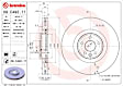 2022 Land Rover Discovery Sport - Front, Driver or Passenger Side Brake Disc, Coated, Plain Surface, Vented, 5 Lugs, 349 mm, From Chassis / VIN # JT000001, 2.0L 4Cyl, PRIME Series