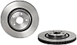 2018 Toyota Highlander - Front, Driver or Passenger Side Brake Disc, Coated, Plain Surface, Vented, 5 Lugs, 328 mm, 2.7L 4Cyl, PRIME Series