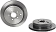 2016 Subaru BRZ - Rear, Driver or Passenger Side Brake Disc, Coated, Plain Surface, Vented, 5 Lugs, 290 mm, PRIME Series