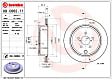 2016 Subaru BRZ - Rear, Driver or Passenger Side Brake Disc, Coated, Plain Surface, Vented, 5 Lugs, 290 mm, PRIME Series