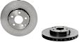 09.C893.11 Front, Driver or Passenger Side Brake Disc, Coated, Plain Surface, Vented, 5 Lugs, 295 mm, PRIME Series