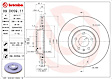 2022 Audi A4 Quattro - Front, Driver or Passenger Side Brake Disc, Coated, Plain Surface, Vented, 5 Lugs, 338 mm, enginedesignationname: DPAA, 2.0L 4Cyl, PRIME Series