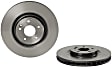 2000 Mercedes Benz SL500 - Front, Driver or Passenger Side Brake Disc, Coated, Plain Surface, Vented, 5 Lugs, 334 mm, Except Silver Arrow Edition, PRIME Series