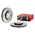 2020 Mercedes Benz GLE450 - Front, Driver or Passenger Side Brake Disc, Coated, Cross-Drilled, Vented, 5 Lugs, 375 mm, with Sport Package, 3.0L 6Cyl, PRIME Series