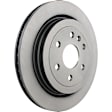 09.N286.31 Rear, Driver or Passenger Side Brake Disc, Coated, Plain Surface, Vented, 6 Lugs, 315 mm, PRIME Series