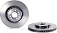 09.R103.11 Front Brake Disc, Plain Surface, Vented, 5 Lugs, 350 mm, Premium UV Coated Series