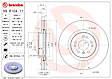 2011 Mercedes Benz R350 - Front, Driver or Passenger Side Brake Disc, Coated, Plain Surface, Vented, 5 Lugs, 330 mm, Without 3rd Row Seating, 3.5L 6Cyl, PRIME Series